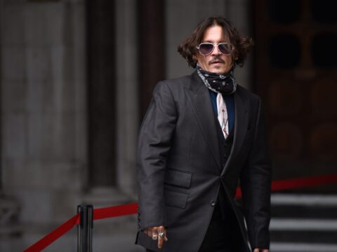Johnny Depp at Court