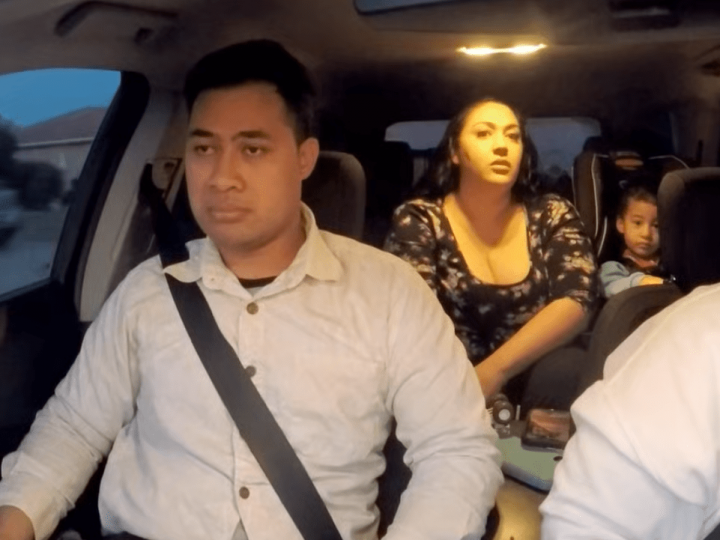 Kalani Faagata and Asuelu Pulaa on a Car Ride