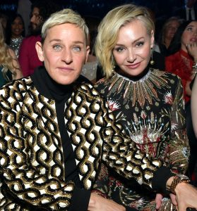 Portia De Rossi and Ellen