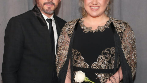 Brandon Blackstock and Kelly Clarkson in 2018