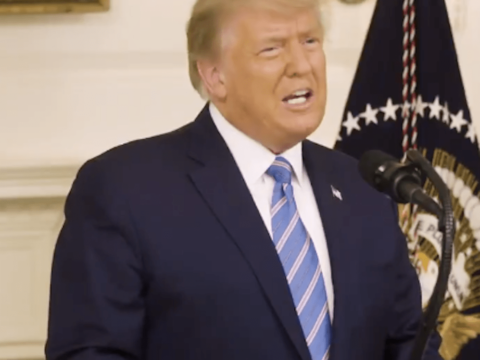 Donald Trump Podium Pic