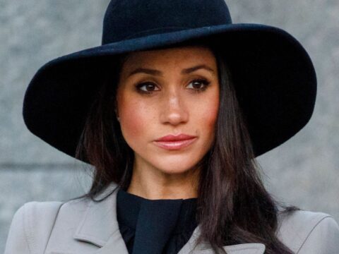 Meghan Markle with a Very Large Hat