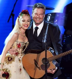 Blake Shelton and Gwen Stefani in 2016