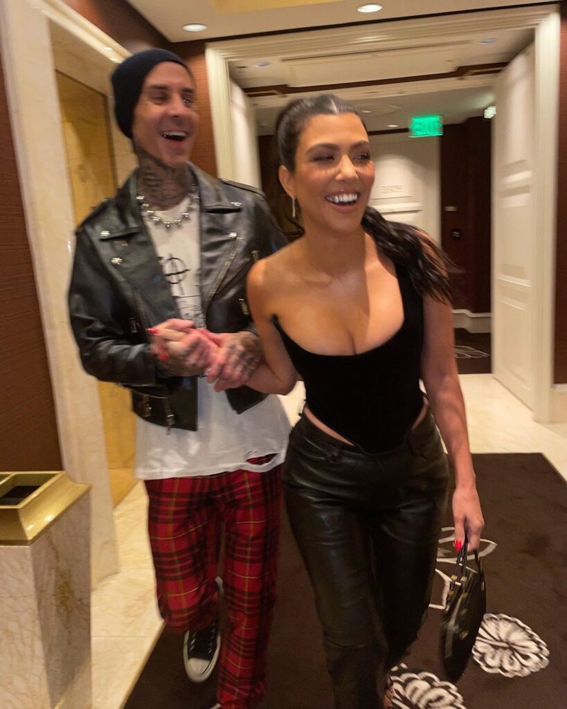 Kourtney Kardashian à Vegas avec Travis Barker