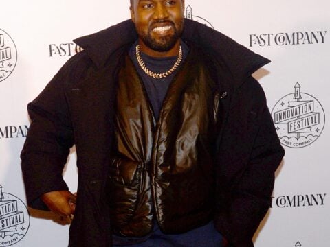 Kanye West Puts on a Smile