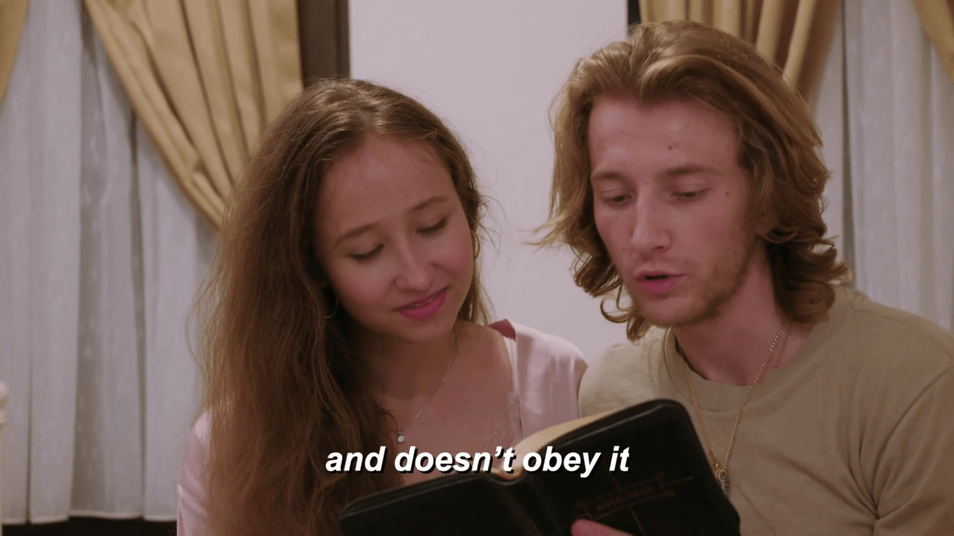 Steven Johnston and Alina do awkward mormon bible study - The Hollywood