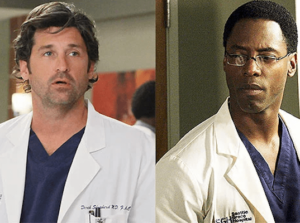 Isaiah Washington and Patrick Dempsey