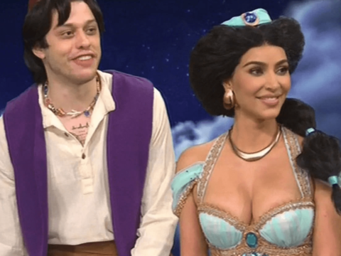 Pete Davidson and Kim Kardashian
