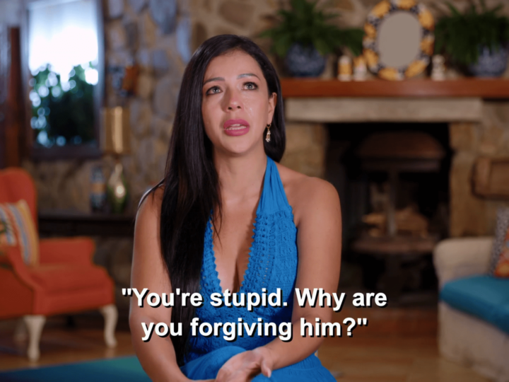 Jasmine Pineda – “you’re stupid. why are you forgiving him?”