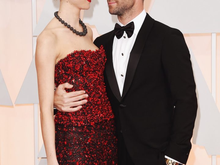 Adam Levine and Behati Prinsloo Oscars