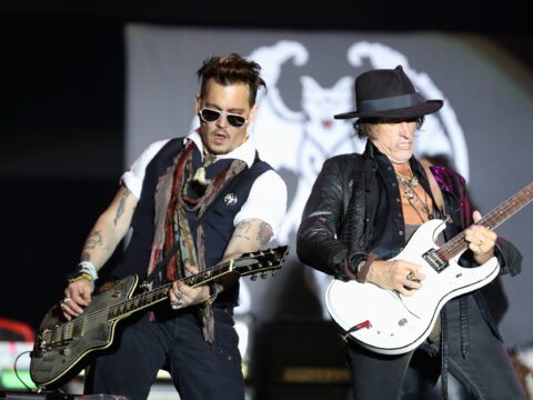 Joe Perry and Johnny Depp