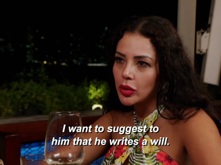 Jasmine Pineda Wants Gino Palazzolo to Draw Up a Will, Gino Wants Her to Sign a Prenup