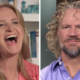 Christine Brown appears to be having a laugh here at the expense of Kody Brown.