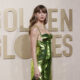 Taylor Swift works the red carpet at the 2023 Grammy Awards.