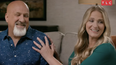 Christine Brown and David Woolley look so cute in this photo from Sister Wives