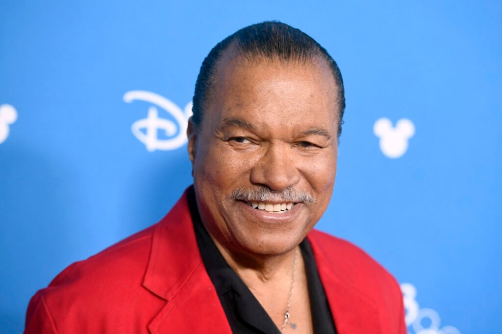 Billy Dee Williams attends a convention in 2019.