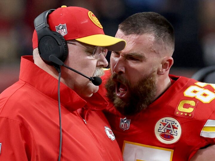 Why Travis Kelce Furiously Yelled In Coach’s Face During Super Bowl