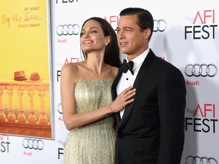 Angelina Jolie Pitt and Brad Pitt back in 2015