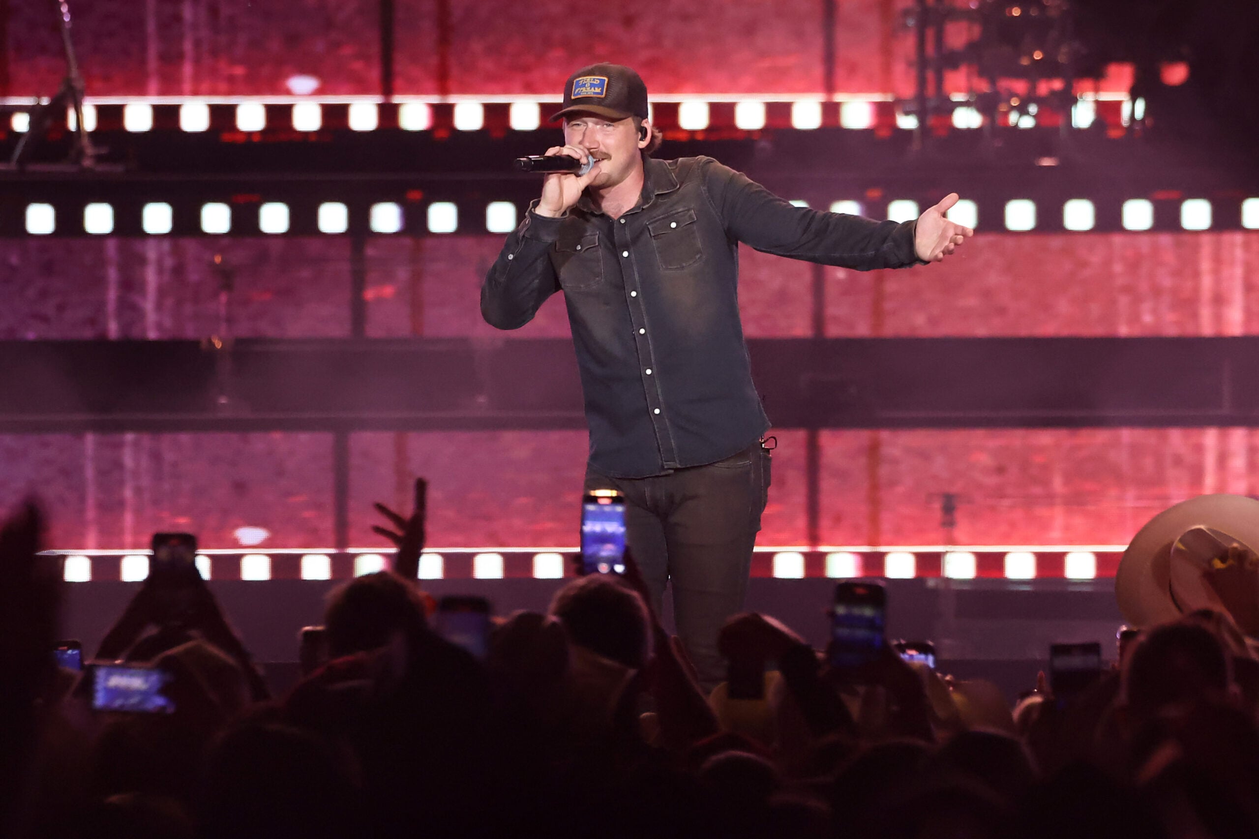 Morgan Wallen Nailed in the Face by Fan-Thrown Thong