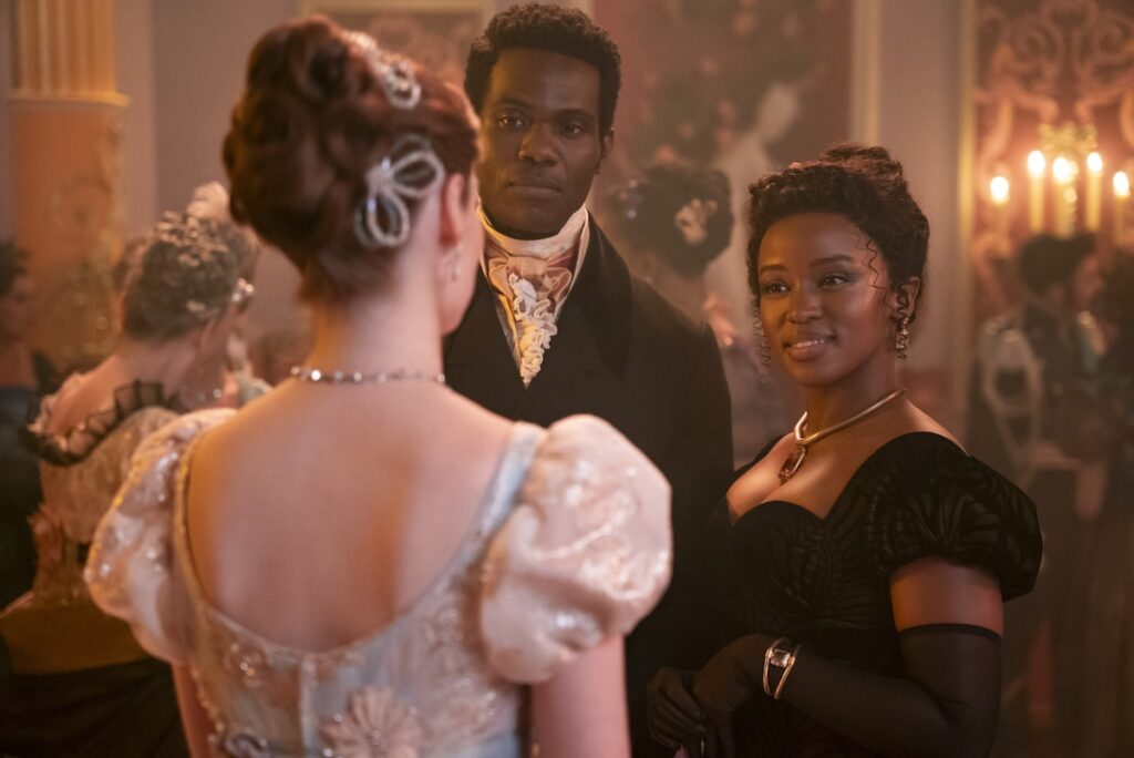 Masali Baduza's first scene in Bridgerton