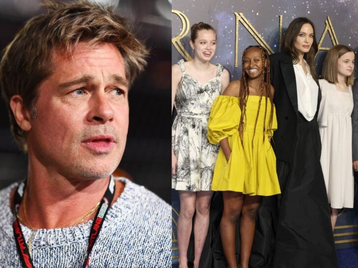 Brad Pitt’s Daughters All Drop His Last Name & He’s ‘Upset’