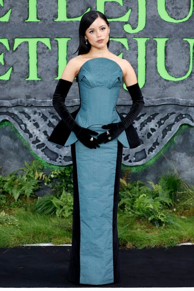Jenna Ortega attends the UK Premiere of "Beetlejuice Beetlejuice"