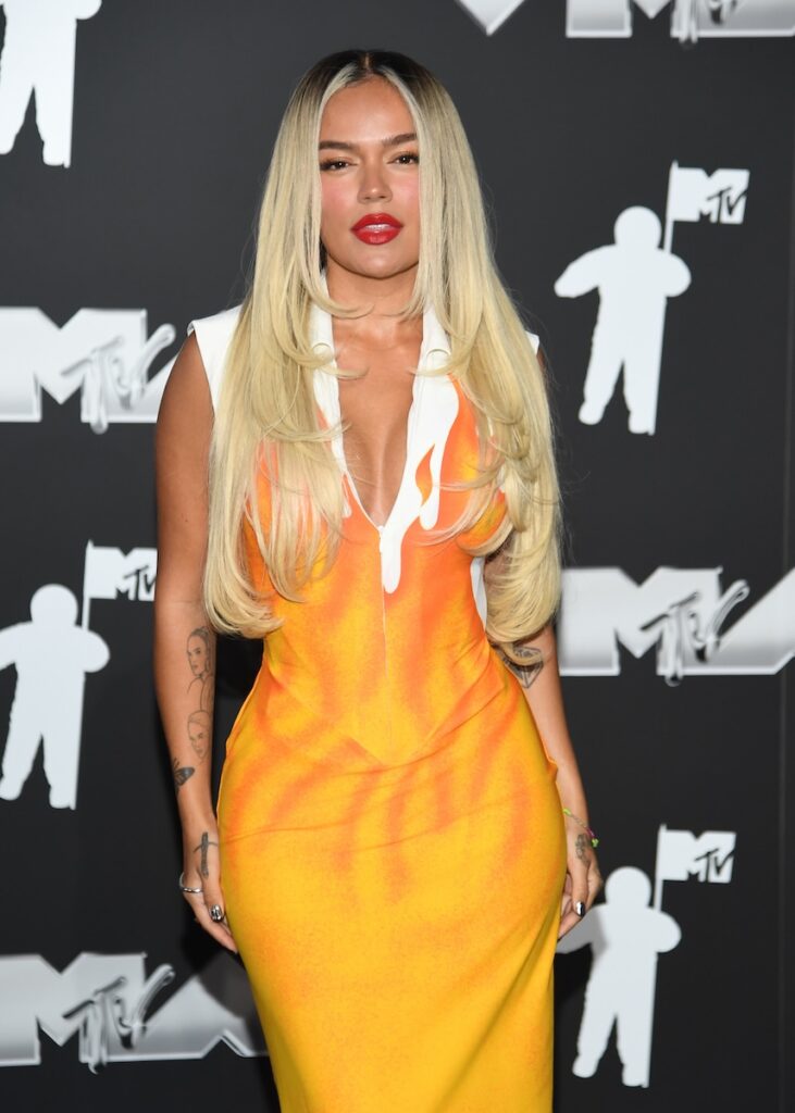 Karol G attends the 2024 MTV Video Music Awards