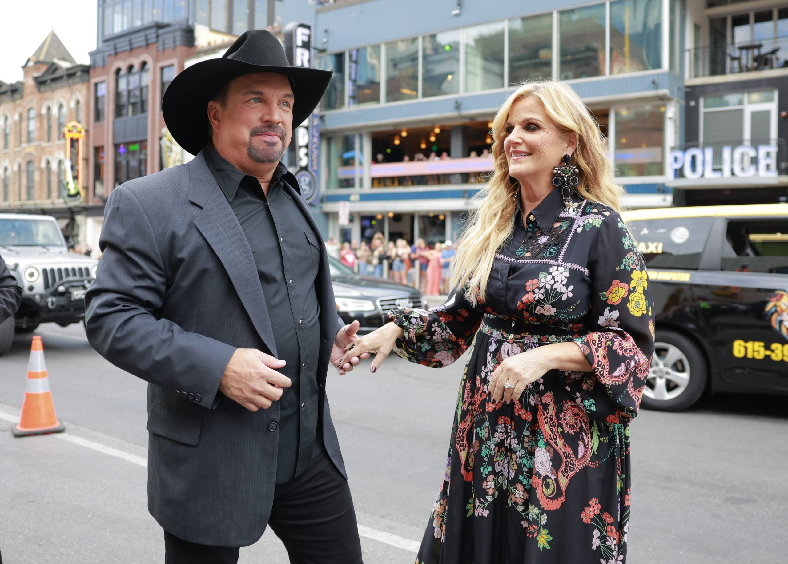 Garth Brooks and Trisha Yearwood attend the 17th Academy Of Country Music Honors at Ryman Auditorium on August 21, 2024 in Nashville, Tennessee.