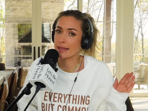A screenshot from Kristin Cavallari's podcast on YouTube.
