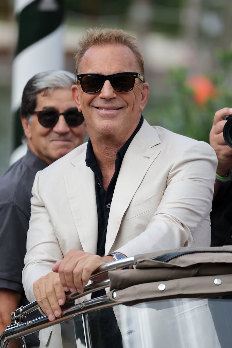Kevin Costner is seen at the 81st Venice International Film Festival