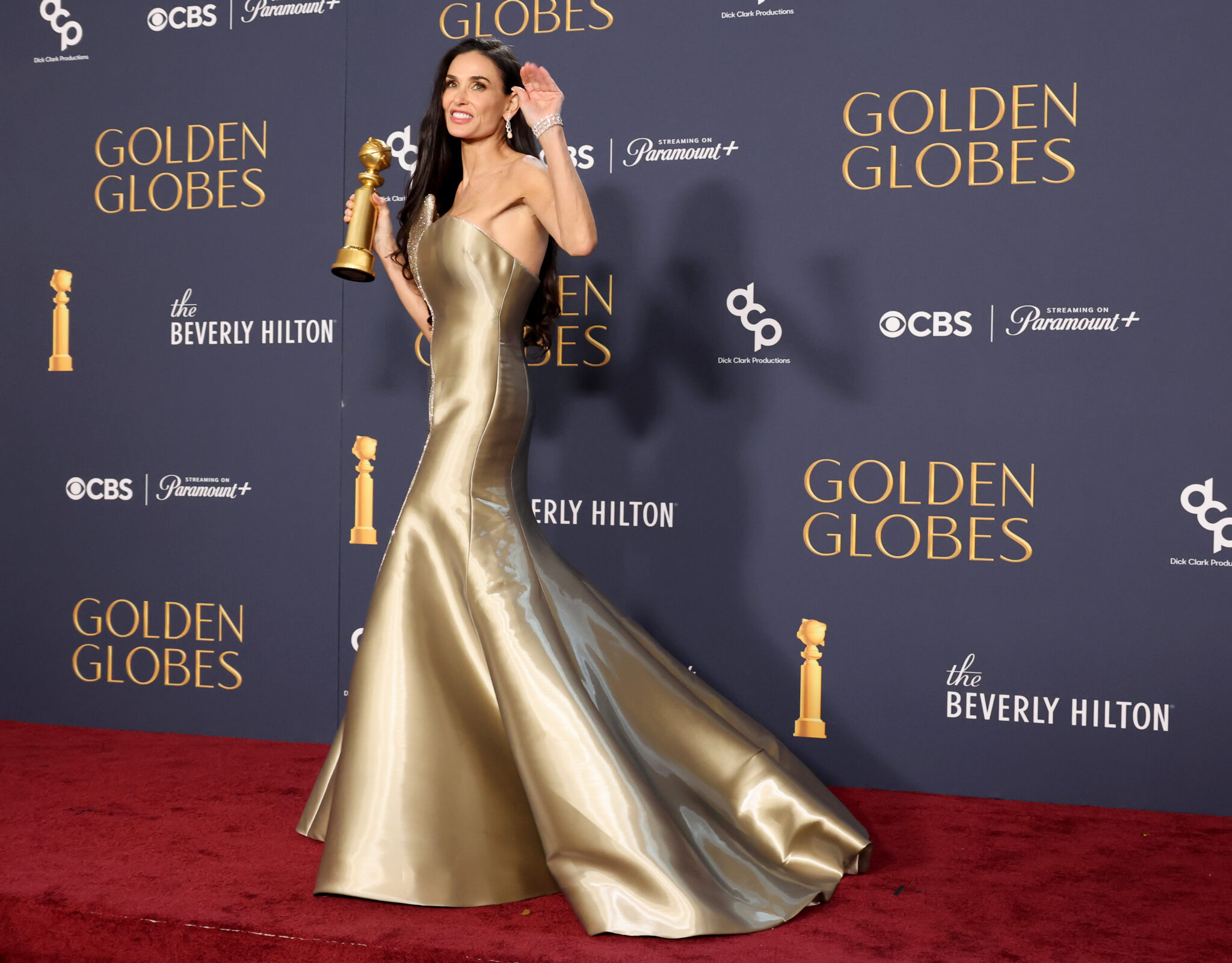 Demi Moore Appears to Snub Kylie Jenner In Controversial Golden Globes