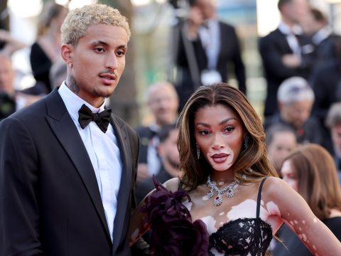 Kyle Kuzma and Winnie Harlow attend the 