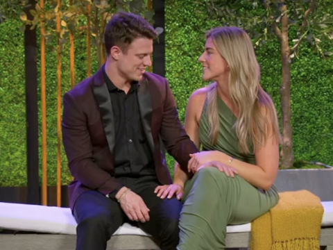 Ben and Sara bond after getting engaged on Love Is Blind Season 8.