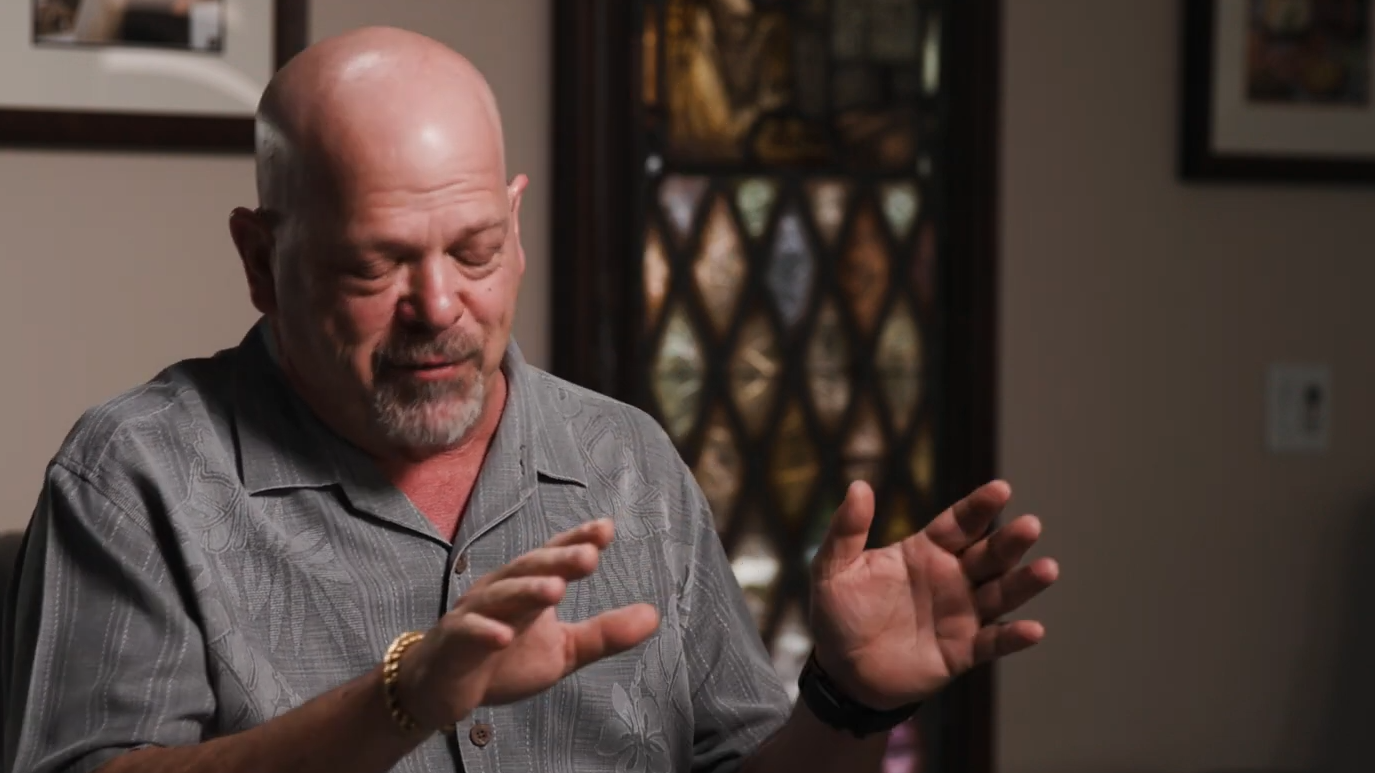 Rick Harrison Gestures on YouTube.