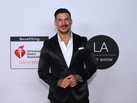 Jax Taylor attends the LA art show opening night premiere party hosted by Jenna Dewan at Los Angeles Convention Center on February 19, 2025 in Los Angeles, California.