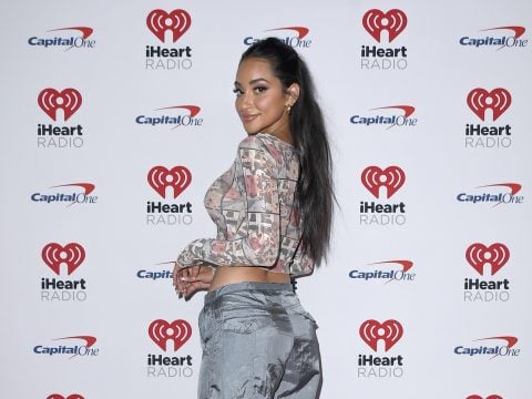 Victoria Fuller arrives at the 2022 iHeartRadio Music Festival at T-Mobile Arena on September 24, 2022 in Las Vegas, Nevada.