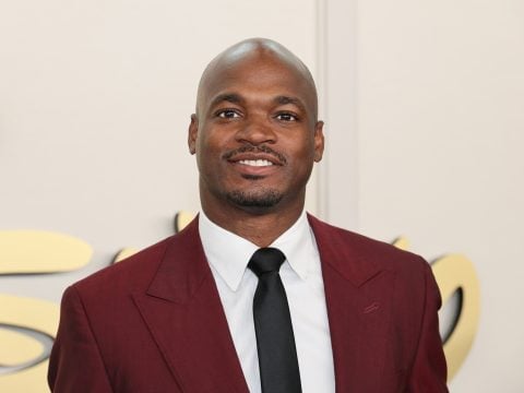 Adrian Peterson attends the 2024 Disney Upfront at Javits Center on May 14, 2024 in New York City.