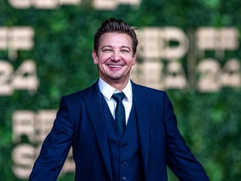 Jeremy Renner arrives to attend a screening at Culture Square during the 4th edition of the Red Sea Film Festival in Jeddah on December 9, 2024. (Photo by Ammar ABD RABBO / Factstory for the Red Sea International Festival.
