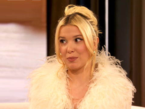 During an early 2025 appearance on The Drew Barrymore Show, Millie Bobby Brown is sporting quite the look.