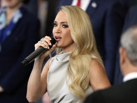 Carrie Underwood performs 