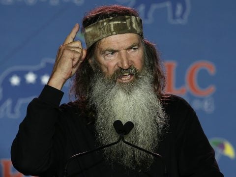 Reality TV personality Phil Robertson speaks during the 2014 Republican Leadership Conference on May 29, 2014 in New Orleans, Louisiana.