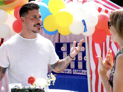 Jax Taylor and Brittany Cartwright appear on an episode of the Bravo series 'The Valley.'