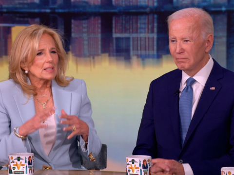 Joe Biden and wife Jill during their recent appearance on ABC's 'The View.'