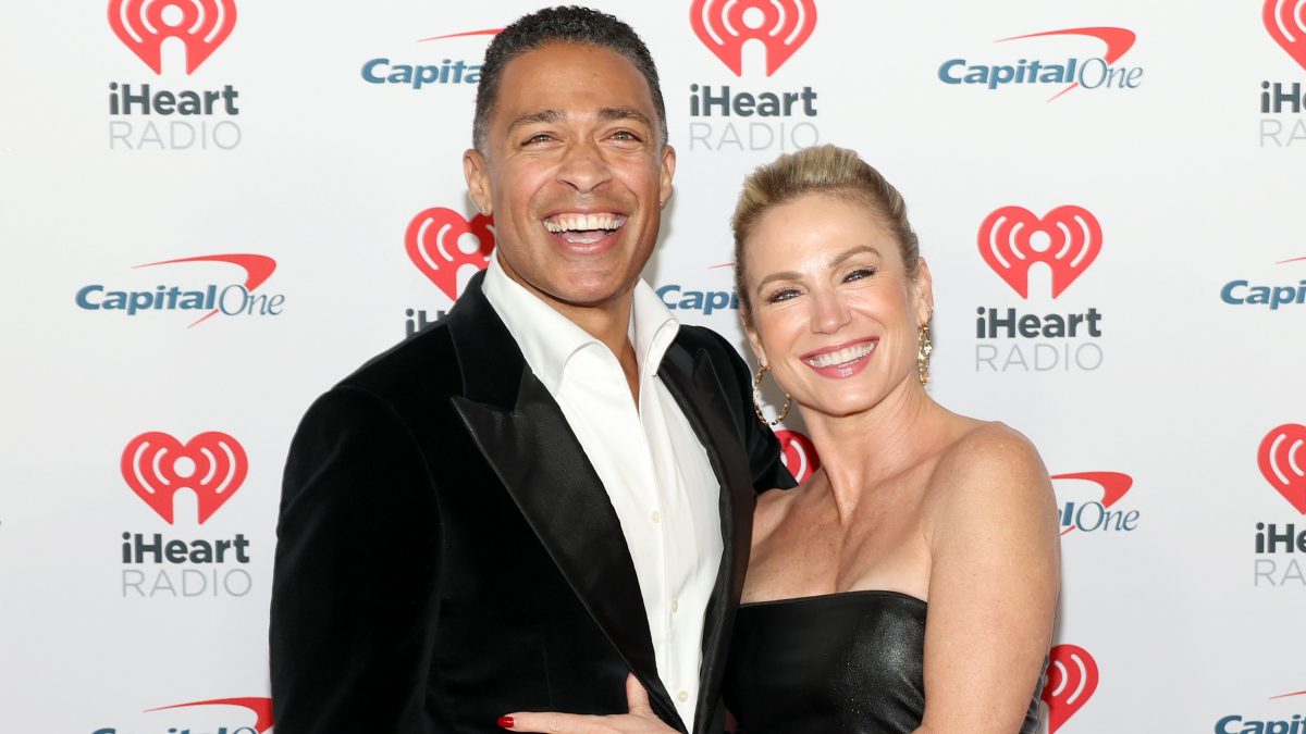 T.J. Holmes and Amy Robach