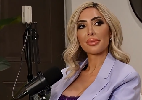Farrah Abraham as a podcast guest in June 2025.