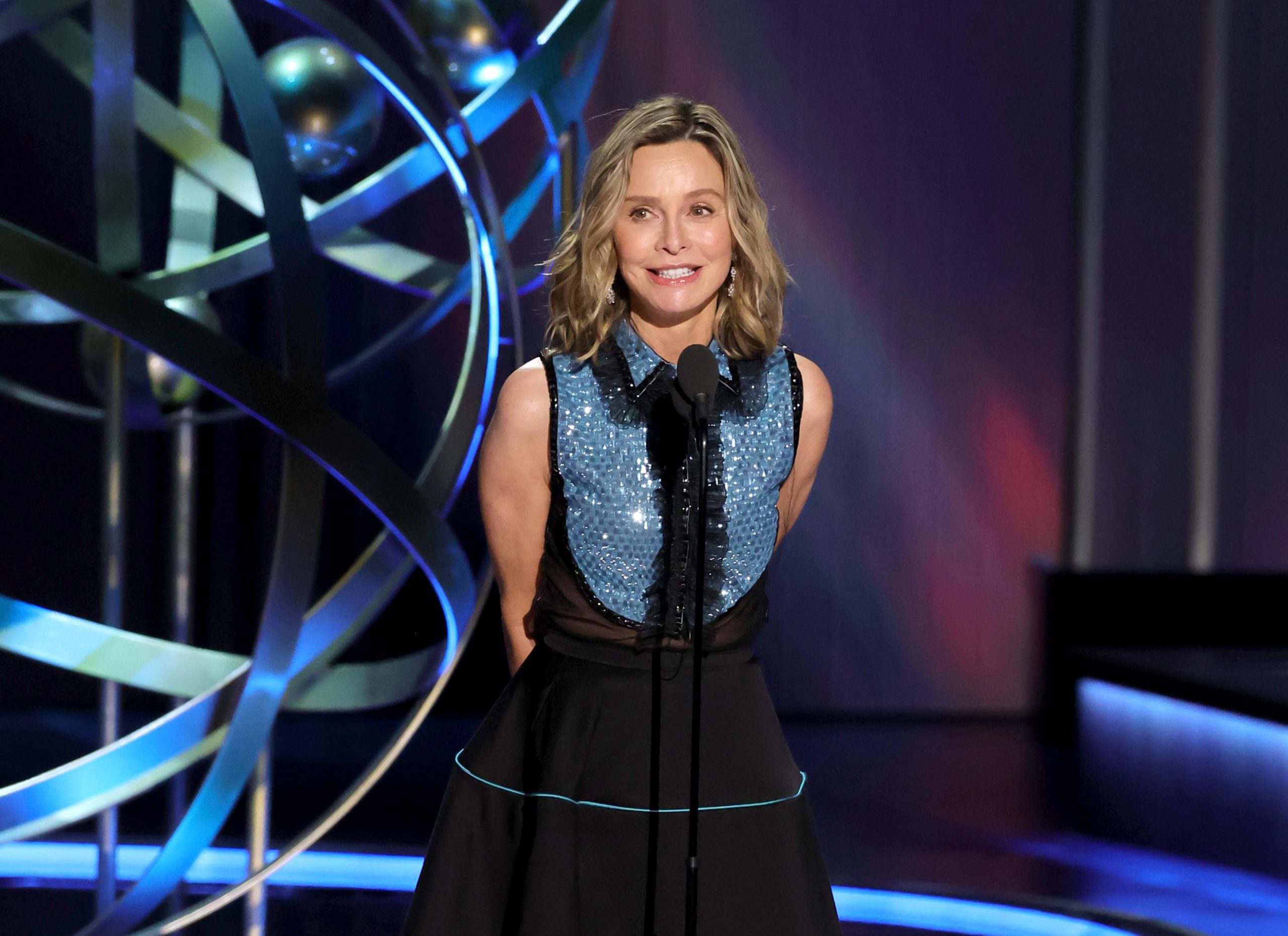 Calista Flockhart on January 15, 2024. Calista Flockhart Steps Out Makeup Free, Eliciting Praise & Concern