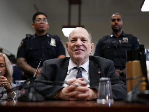Former film producer Harvey Weinstein appears for his retrial at Manhattan Criminal Court on June 5, 2025 in New York City.