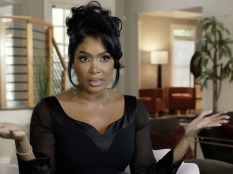 Brit Eady looks angry in this scene from 'The Real Housewives of Atlanta.'