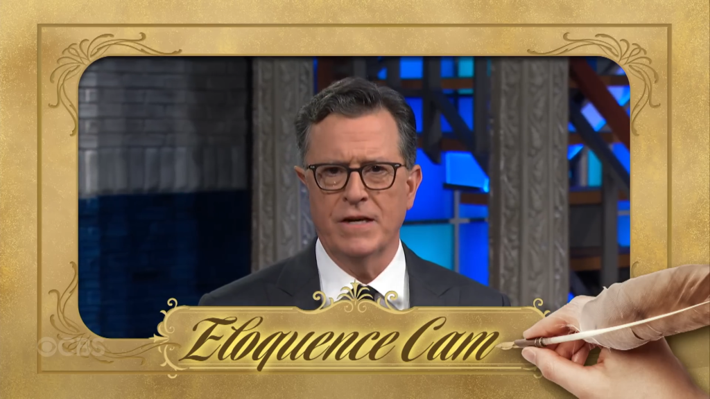Stephen Colbert en el elocuente com.