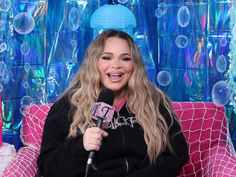 Trisha Paytas in July 2025 on their podcast.